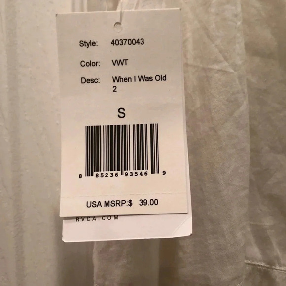 RVCA Cream Dress - Picture 5 of 6